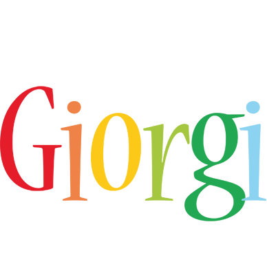 Giorgi birthday logo