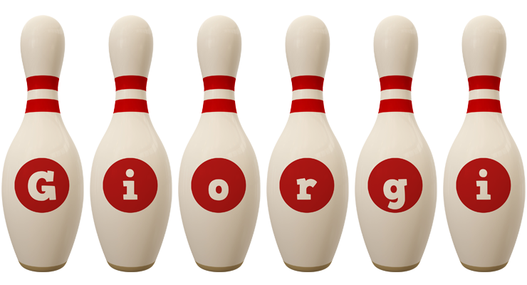 Giorgi bowling-pin logo