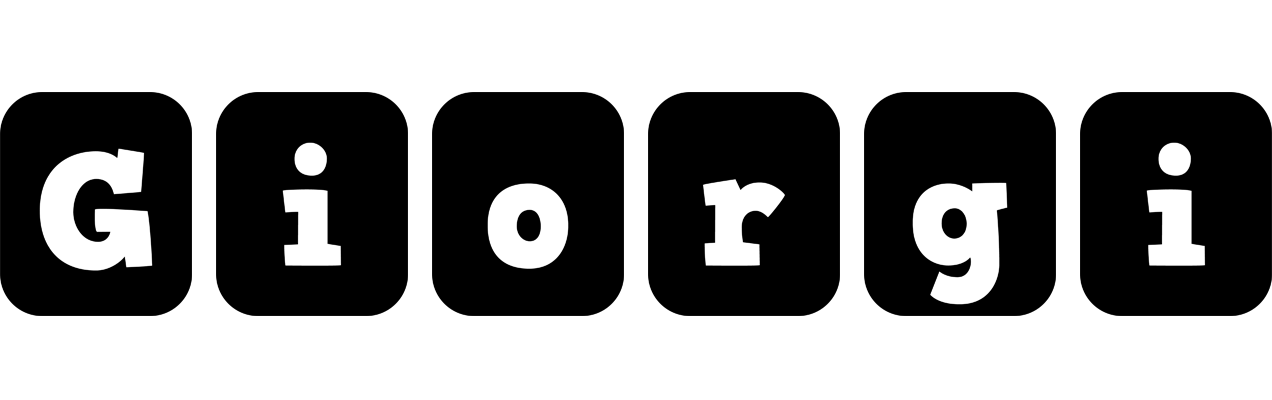 Giorgi box logo