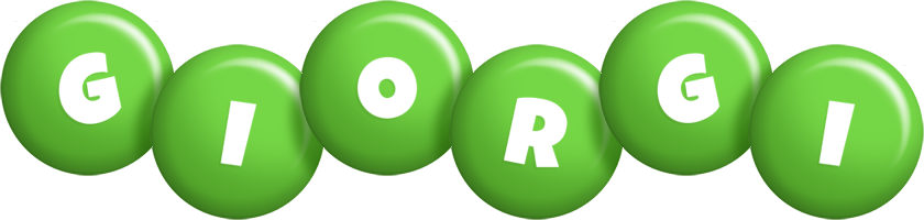 Giorgi candy-green logo