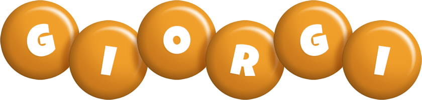 Giorgi candy-orange logo