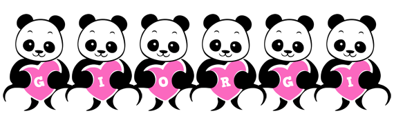 Giorgi love-panda logo