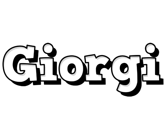 Giorgi snowing logo