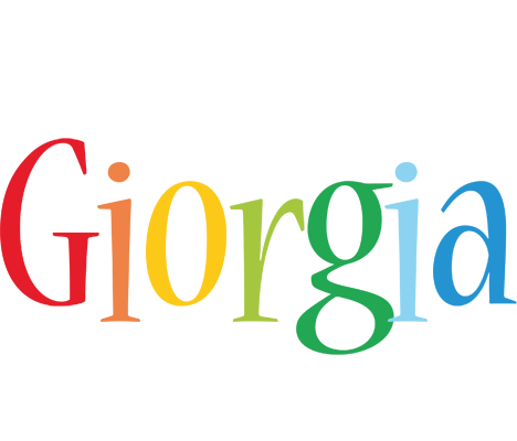 Giorgia birthday logo