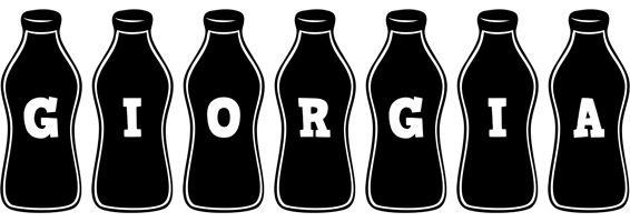 Giorgia bottle logo