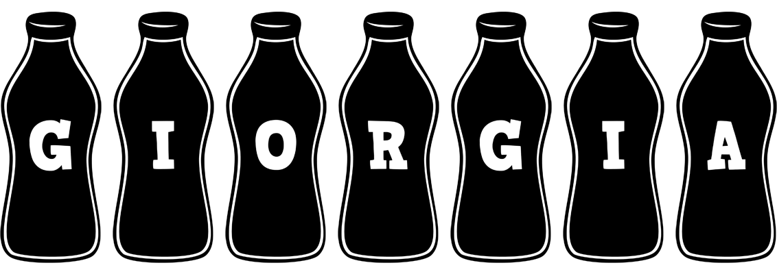 Giorgia bottle logo