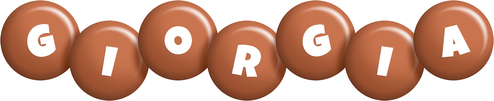 Giorgia candy-brown logo