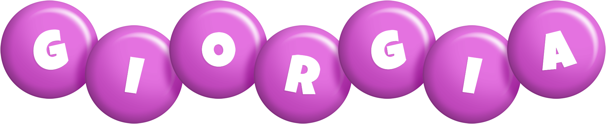 Giorgia candy-purple logo