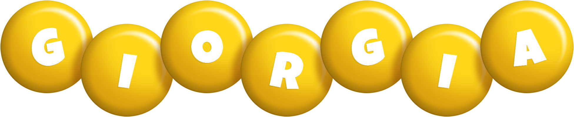 Giorgia candy-yellow logo