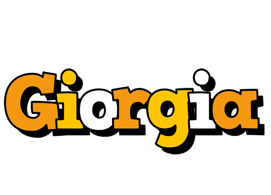 Giorgia cartoon logo