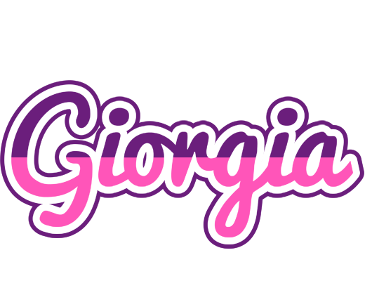 Giorgia cheerful logo
