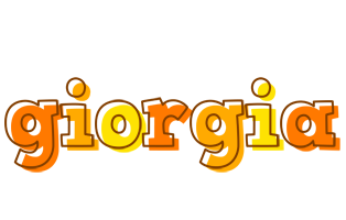 Giorgia desert logo