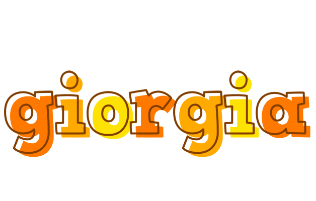 Giorgia desert logo