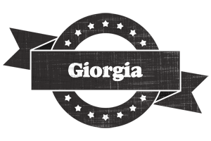 Giorgia grunge logo