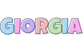 Giorgia pastel logo