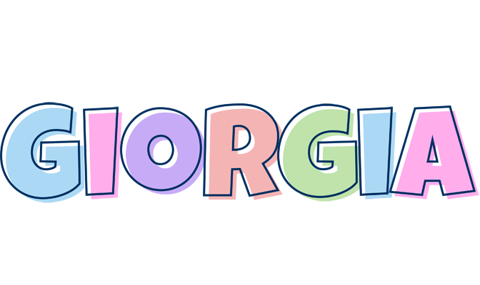 Giorgia pastel logo