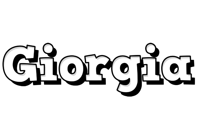 Giorgia snowing logo