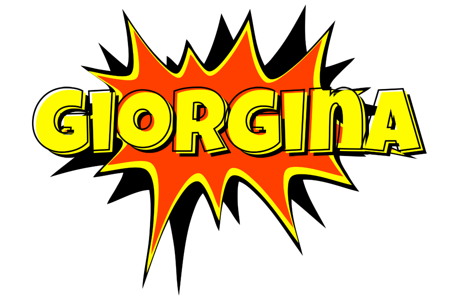 Giorgina bazinga logo