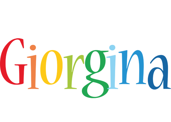 Giorgina birthday logo