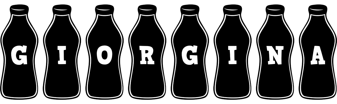 Giorgina bottle logo
