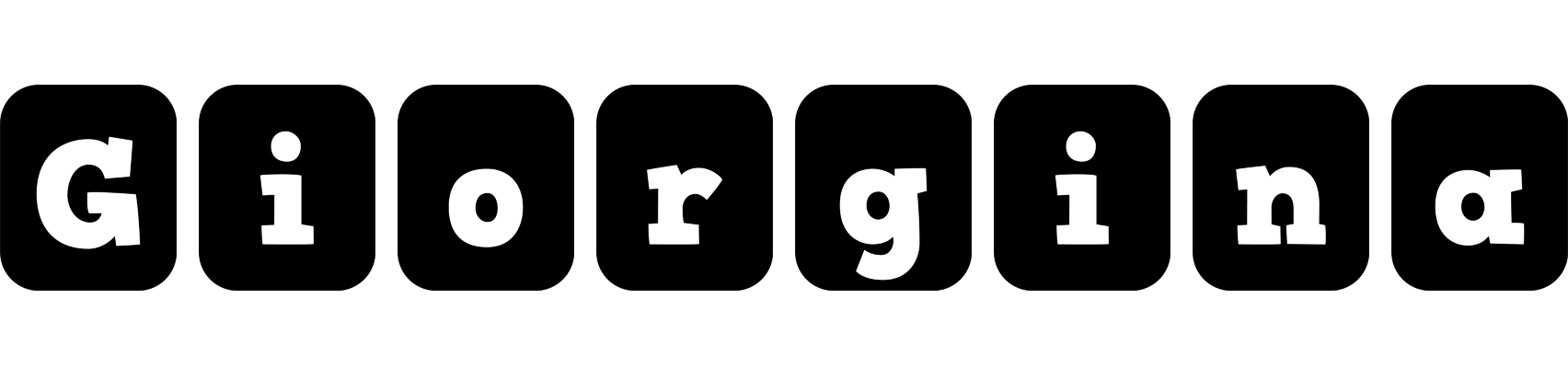 Giorgina box logo