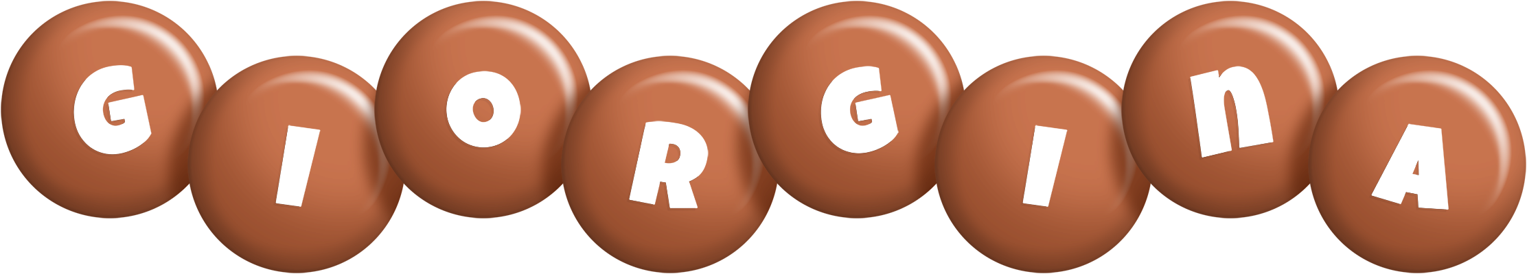 Giorgina candy-brown logo