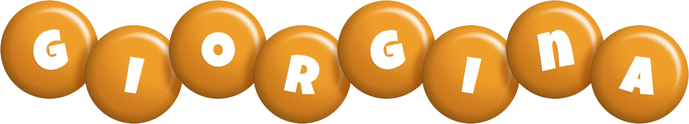 Giorgina candy-orange logo