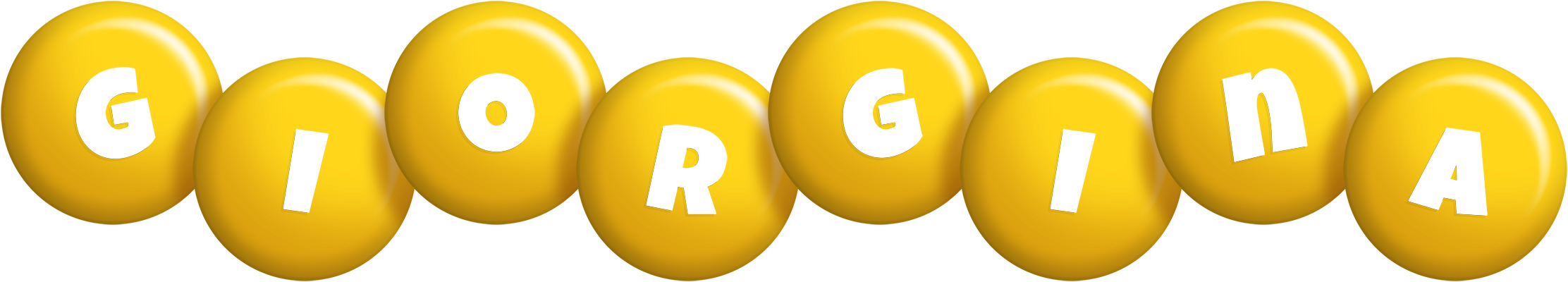 Giorgina candy-yellow logo