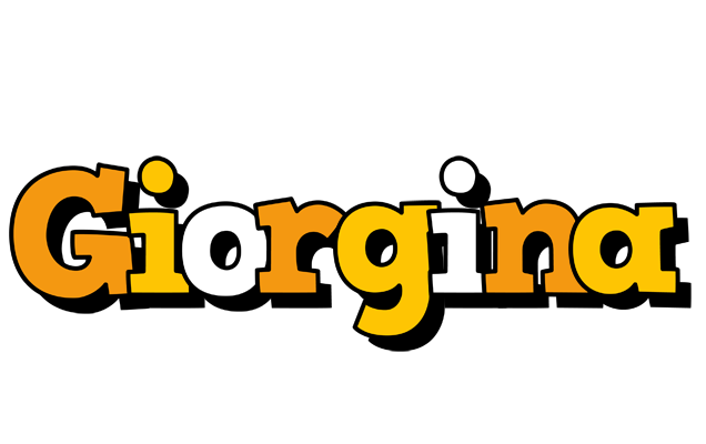 Giorgina cartoon logo