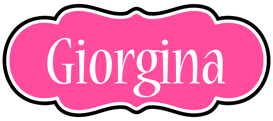 Giorgina invitation logo