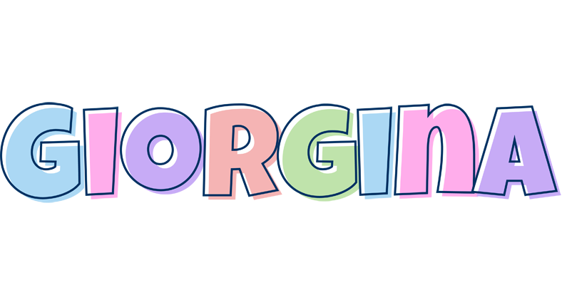 Giorgina pastel logo