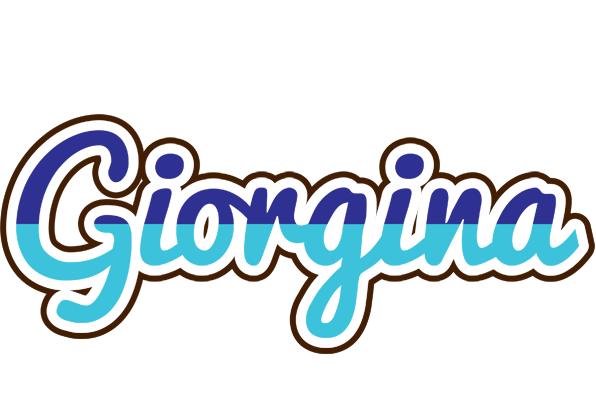 Giorgina raining logo