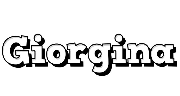 Giorgina snowing logo
