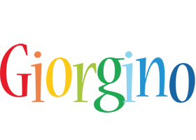 Giorgino birthday logo