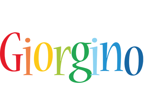 Giorgino birthday logo