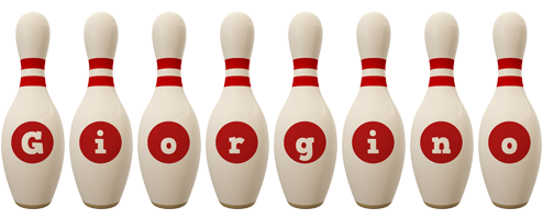 Giorgino bowling-pin logo