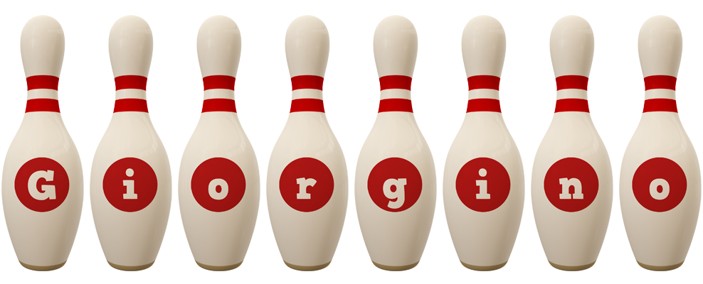 Giorgino bowling-pin logo