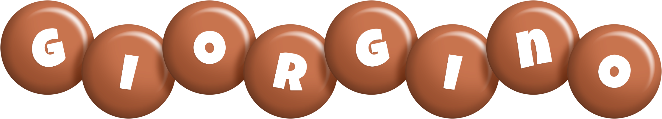 Giorgino candy-brown logo