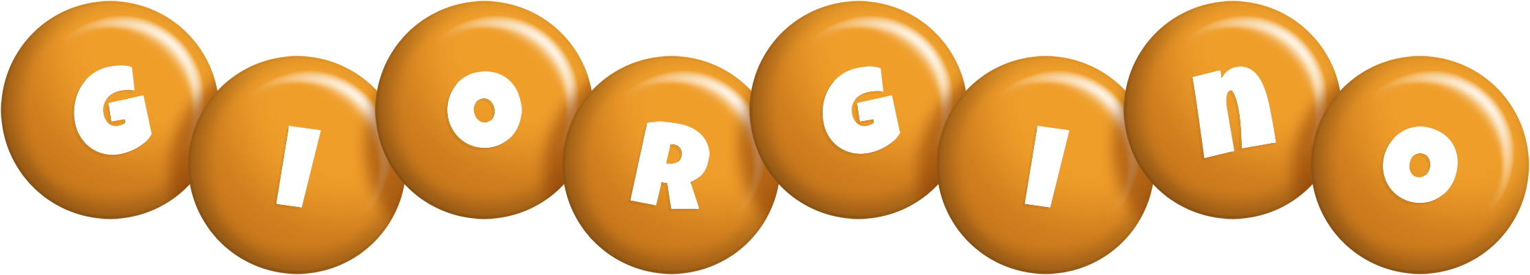 Giorgino candy-orange logo