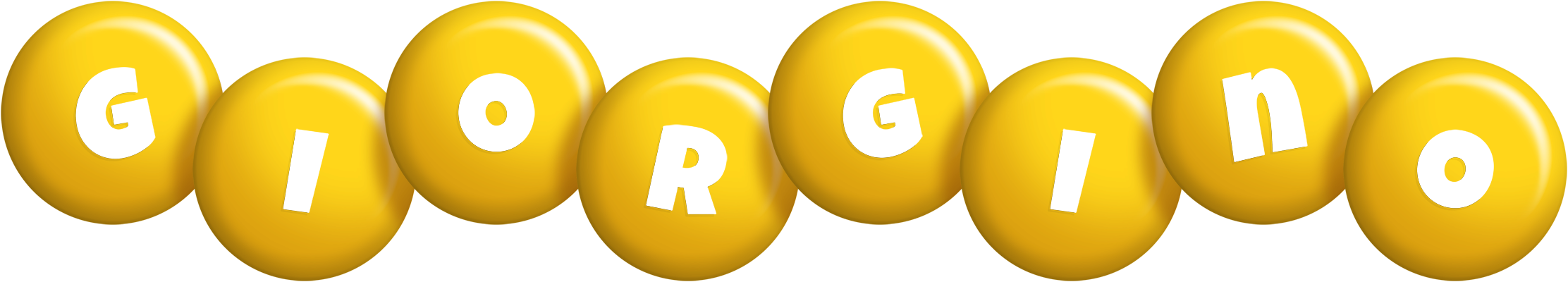 Giorgino candy-yellow logo