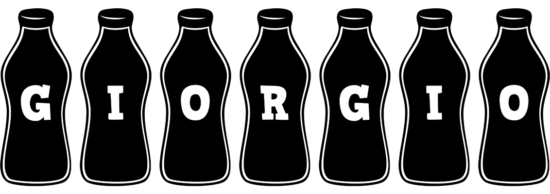 Giorgio bottle logo
