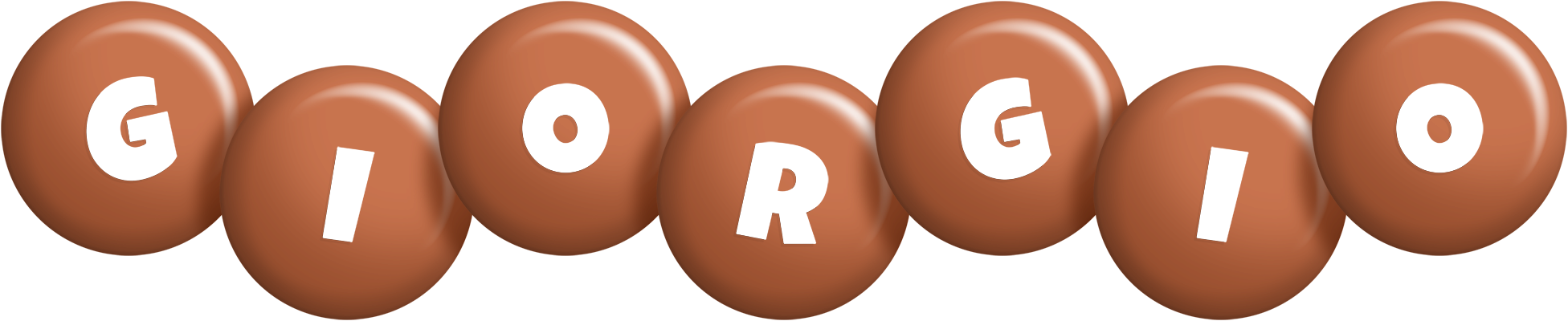Giorgio candy-brown logo