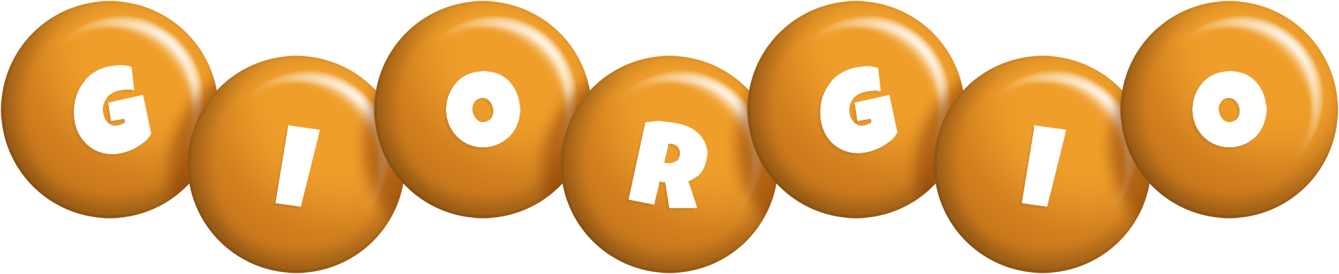 Giorgio candy-orange logo