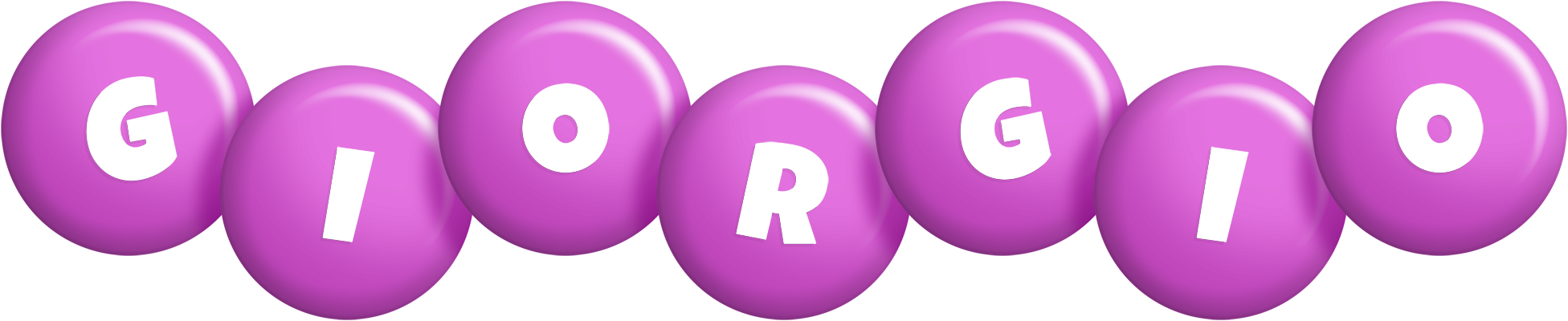 Giorgio candy-purple logo