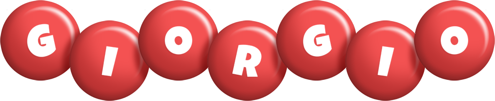 Giorgio candy-red logo