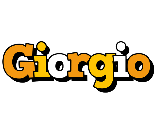 Giorgio cartoon logo