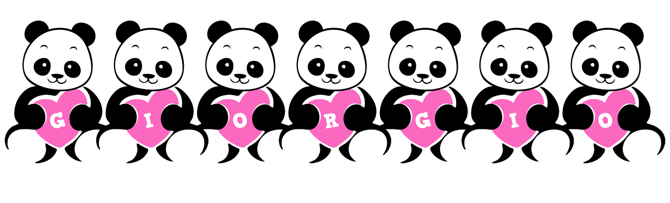 Giorgio love-panda logo