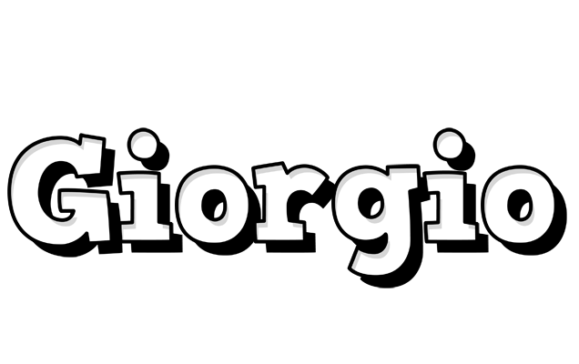 Giorgio snowing logo