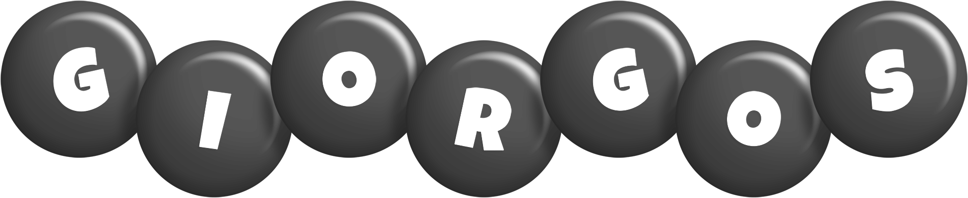 Giorgos candy-black logo