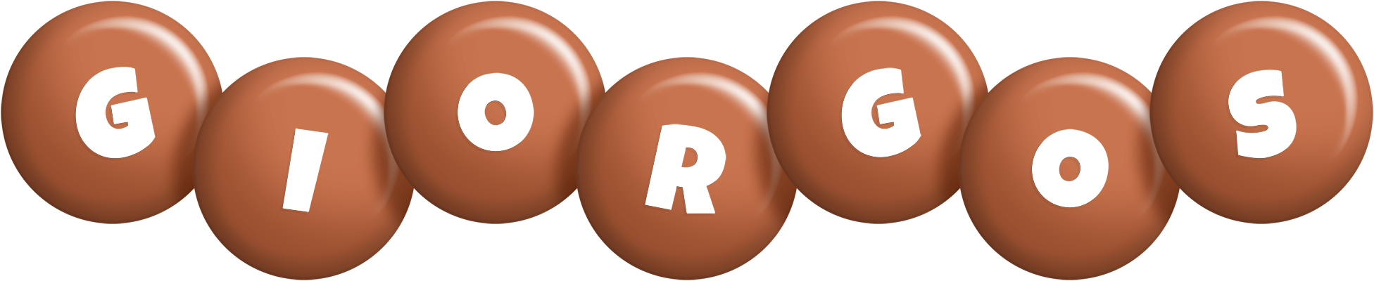 Giorgos candy-brown logo